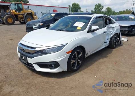 2017 Honda Civic Touring из США, поврежденный, VIN 19XFC1F98HE025938